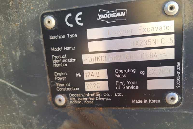 OmecoHub - Immagine DOOSAN DX240NLC